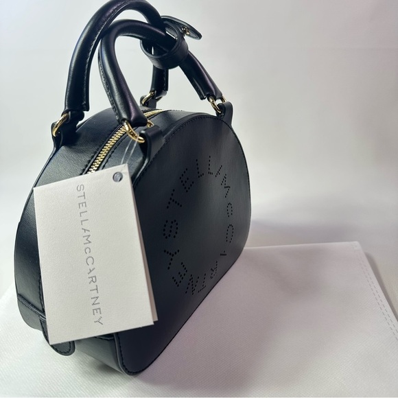 NEW STELLA MCCARTNEY TOP HANDLE ADLER CROSSBODY BLACK NWT! - Picture 2 of 12
